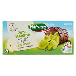 VALFRUTTA SUCCO BRIK 3X200 ML PERA