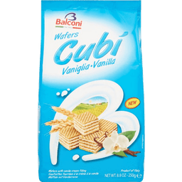 WAFER CUBI' 250G VANIGLIA